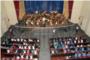 Casi 300 escolares de Carlet asistieron ayer a un concierto de la Orquesta del Conservatorio