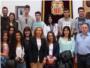El Alcalde de Algemes recibi ayer a los 15 estudiantes portugueses de intercambio