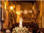 El anda de la Virgen de Cullera se rompe durante la procesión de la Baixà