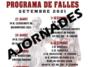 Alzira trasllada les Falles de setembre a octubre