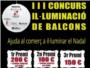 Asseca organiza el tercer concurso de iluminación de balcones en Carcaixent
