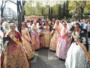 Córdoba vivió ayer 'La Ofrenda' de los falleros de la Ribera a la Virgen de los Desamparados