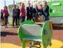 El president de la Diputació de València Jorge Rodríguez visita el nou parc infantil de El Perelló
