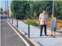 La nova vorera de l'avinguda Vilella de Sueca millora considerablement la seguretat dels vianants