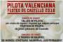 La pilota valenciana impregna les festes de Villanueva de Castelln