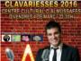 L'actor Luis Larrodera arriba a Almussafes de la m de les Clavariesses 2016