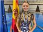 Medalla de plata per a la gimnasta de Sueca Cora Serrano en el Campionat Nacional Base de Conjunts