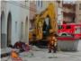 Rotura accidental de una conducción de  gas natural en la calle Jacinto Benavente de Alberic