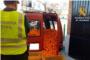 Se han inmovilizado 32.000 kilos de naranjas presuntamente sustraídos en un almacén de Corbera
