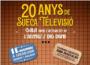 Sueca Televisi celebra el seu 20 aniversari amb una gala en el Centre Municipal Bernat i Baldov