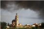 Última hora incendio Benimuslem | El humo intenso puede provocar intoxicaciones, por lo que se aconseja cerrar ventanas