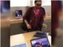 Un cliente insatisfecho destroza teléfonos y tablets de una tienda de Apple