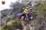 VÍDEO | Els bombers rescaten amb helicòpter a un escalador accidentat en la zona del Tallat Roig a Alzira